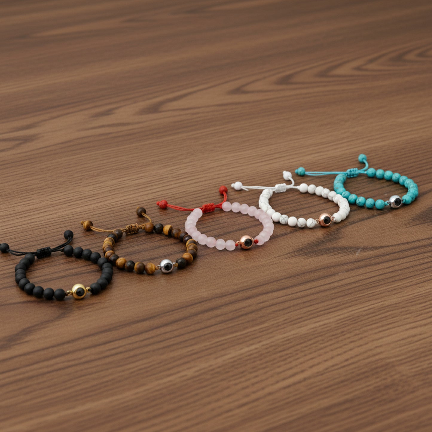 Elegant Pearl Photo Bracelet