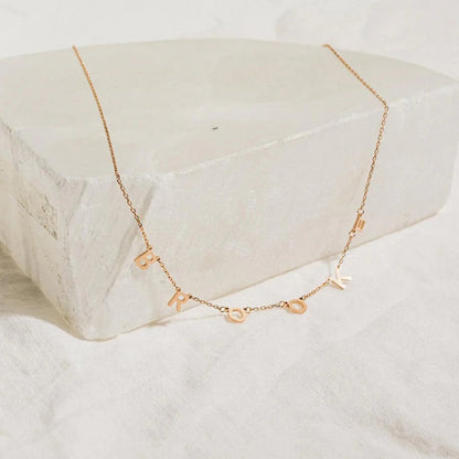 Personalized Engraved Initial Necklace