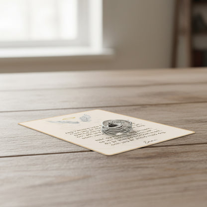 Guardian Wings Angel Ring with Message Card