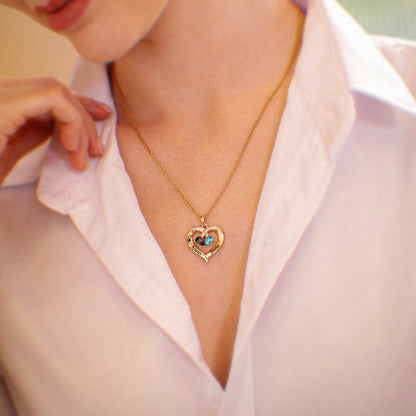 Forever Together Engraved Birthstone Necklace