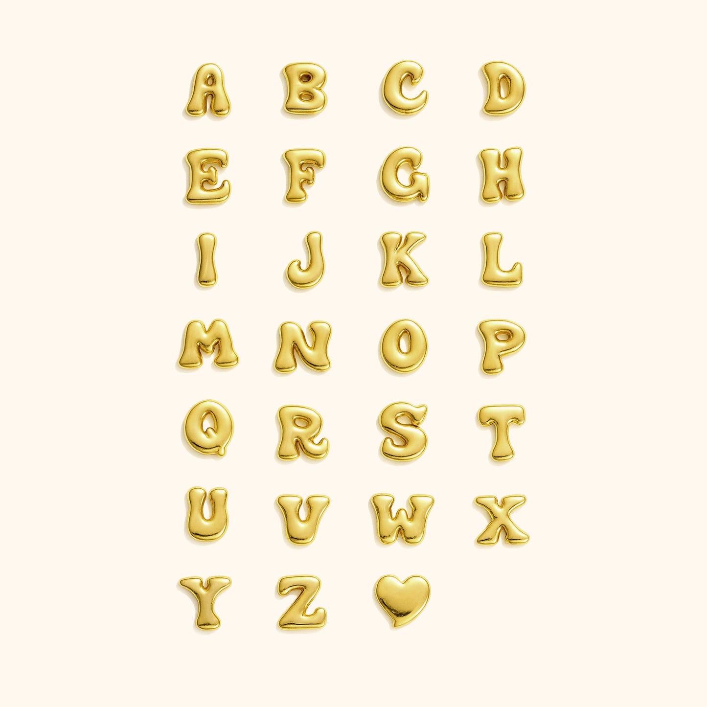 Bubble Letter Name Bracelet