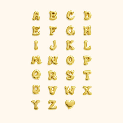 Bubble Letter Name Bracelet