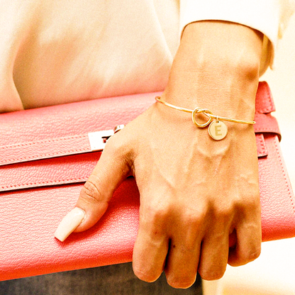 Custom Initial Knot Bracelet