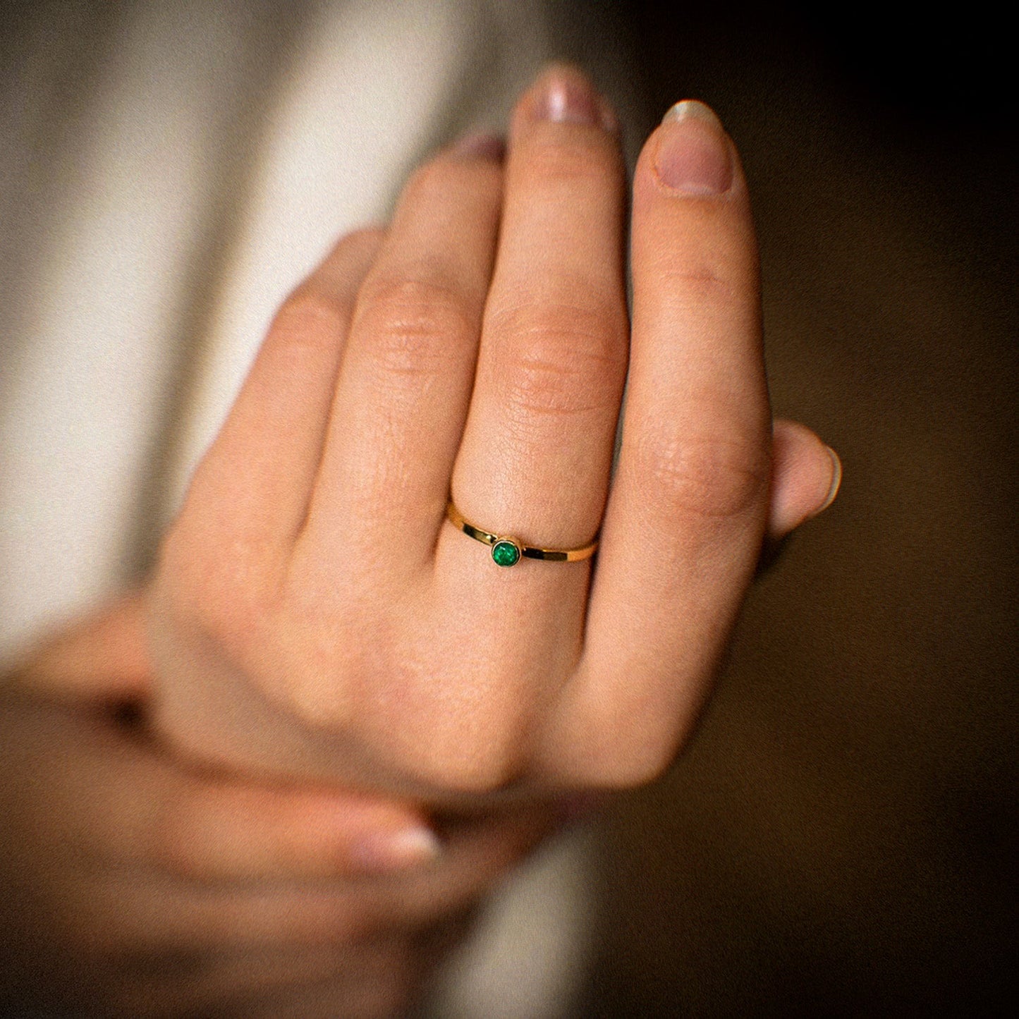 Sparkling Birthstone Ring