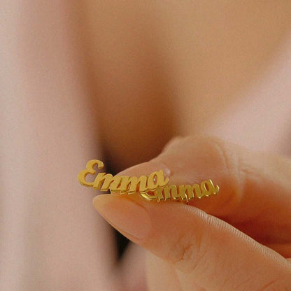 Luxury Nameplate Earrings