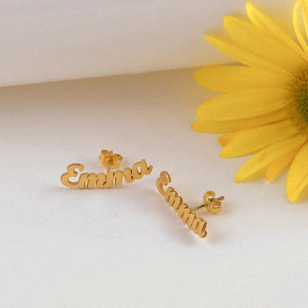 Luxury Nameplate Earrings