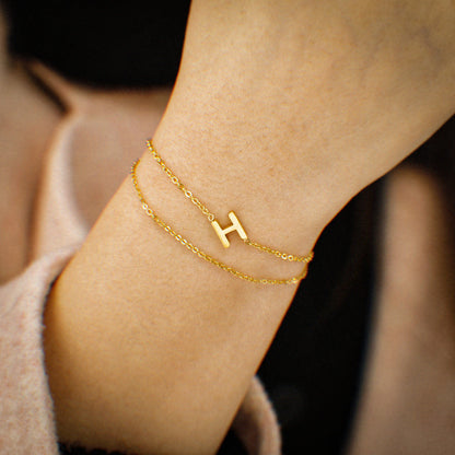 Elegant Letter Bracelet