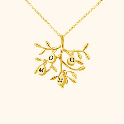 Family Tree Birthstone Necklace