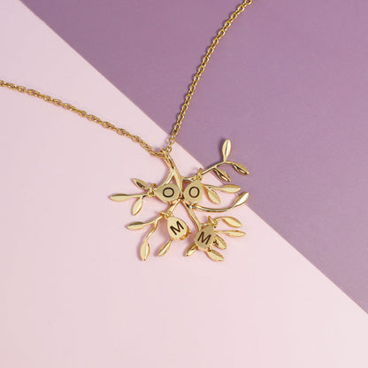Family Tree Birthstone Necklace