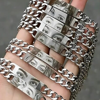 Personalized Engraved Eye Bracelet