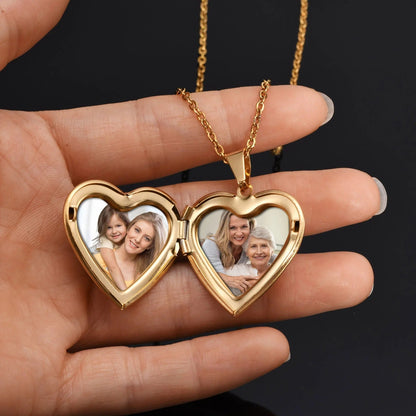 Heart-Shaped Photo Locket