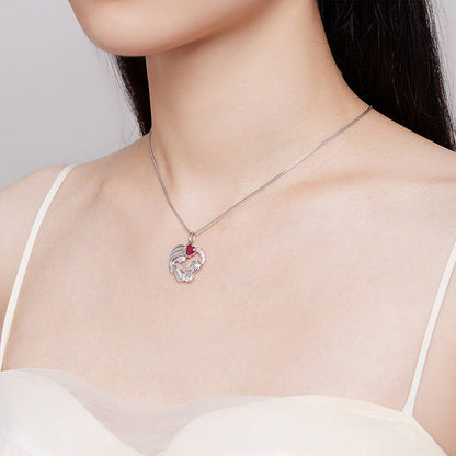 Mother's Safe Embrace Necklace