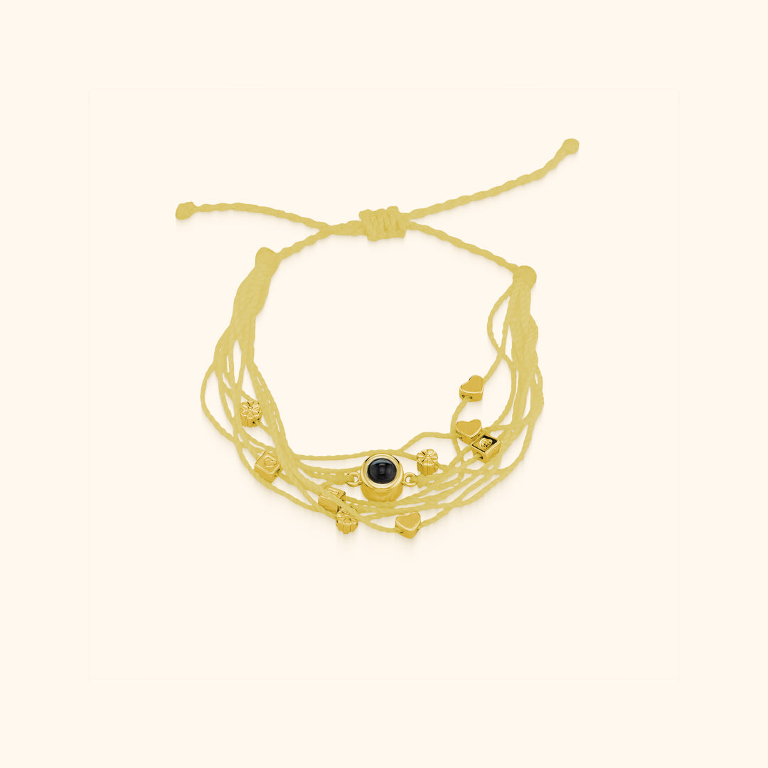 Personalized Love Charms Photo Bracelet