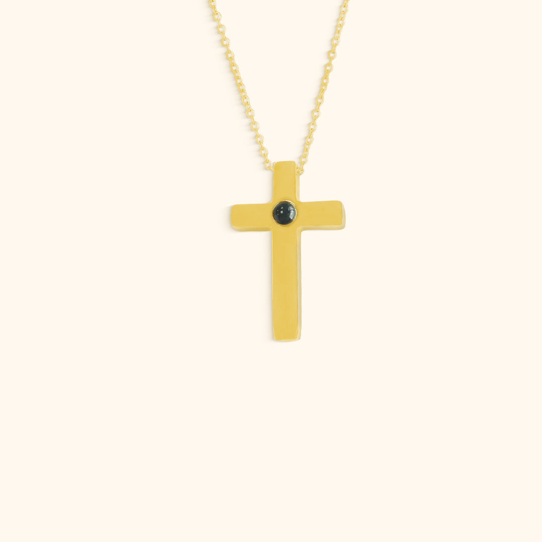 Customizable Cross Projection Necklace