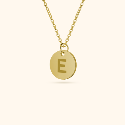 Luxury Initial Coin Necklace