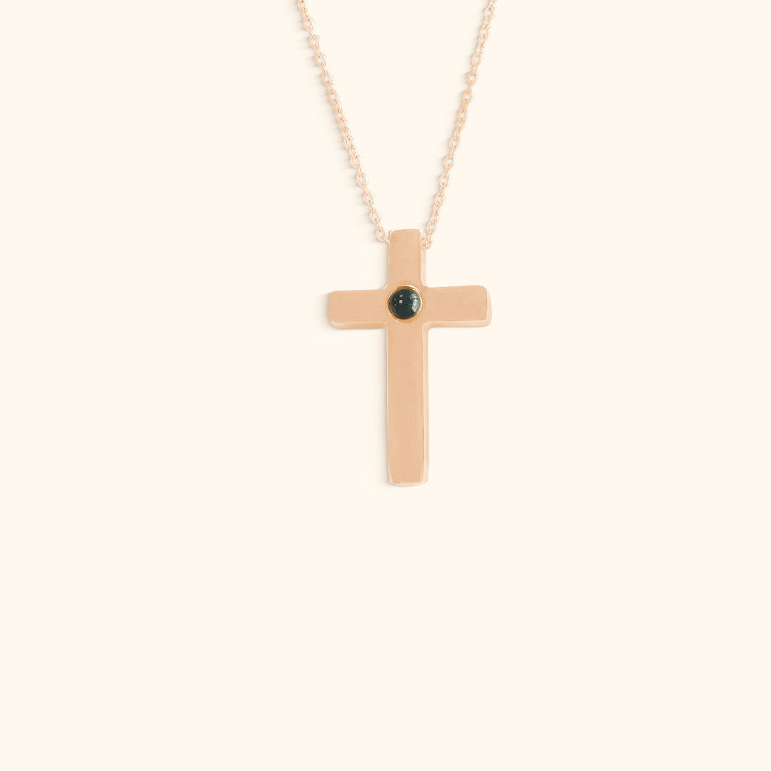 Customizable Cross Projection Necklace