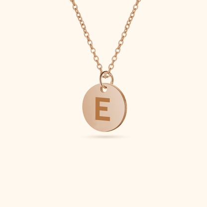 Luxury Initial Coin Necklace