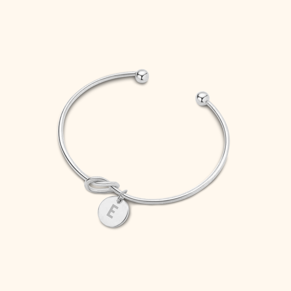 Custom Initial Knot Bracelet