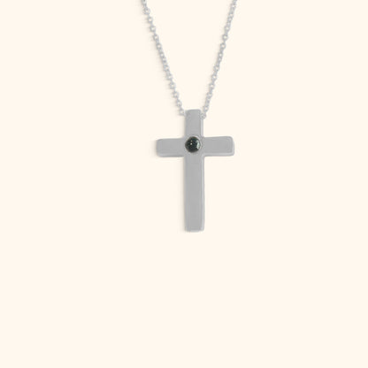 Customizable Cross Projection Necklace