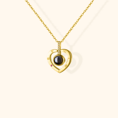 Customizable Baby Projection Charm Necklace