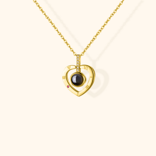 Customizable Baby Projection Charm Necklace