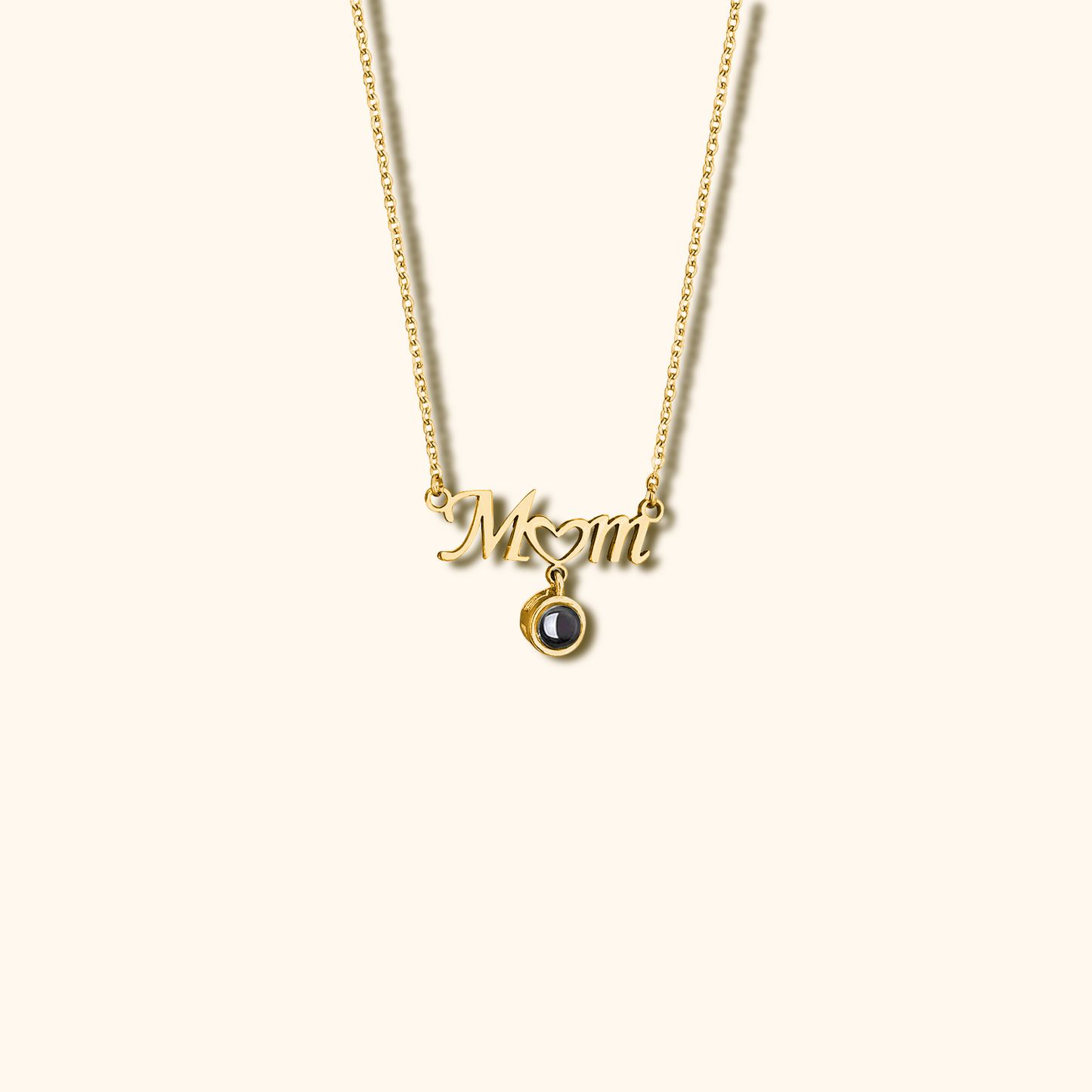 Mom Projection Charm Necklace