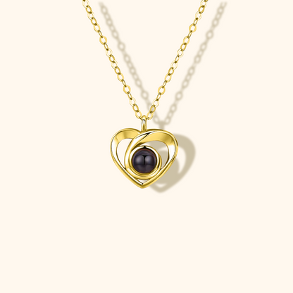 Heart-Shaped Love Photo Projection Necklace