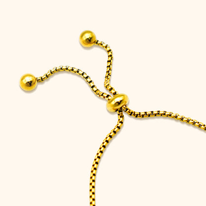 Pearl Clover Name Bracelet