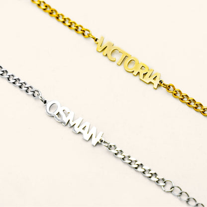 Name Engraved Bracelet