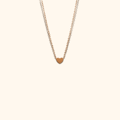 Minimalist Heart Pendant Necklace