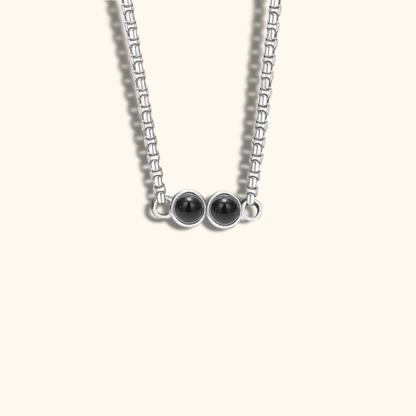 Dual Photo Projection Necklace