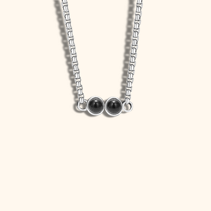 Dual Photo Projection Necklace