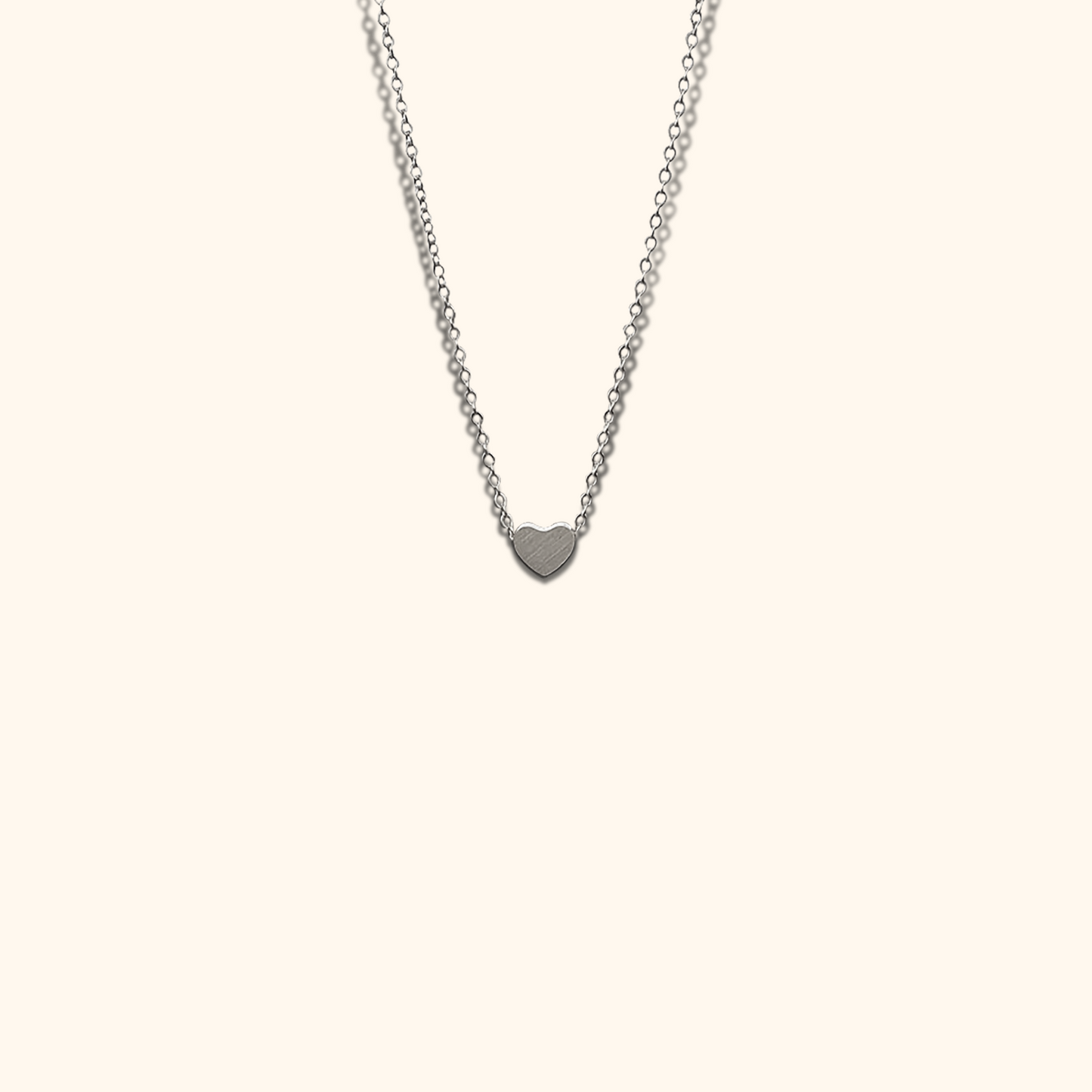Minimalist Heart Pendant Necklace