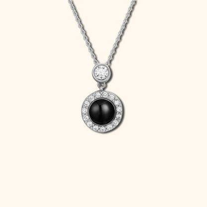 Round Orb Projection Charm Necklace