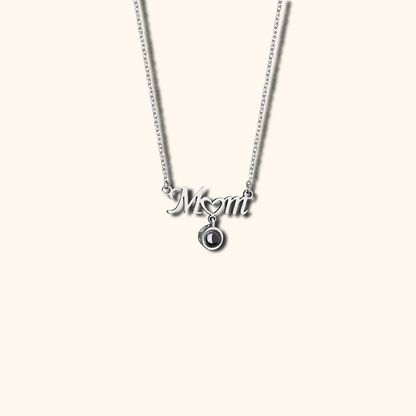 Mom Projection Charm Necklace