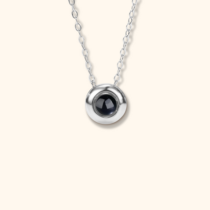Sphere Projection Charm Necklace