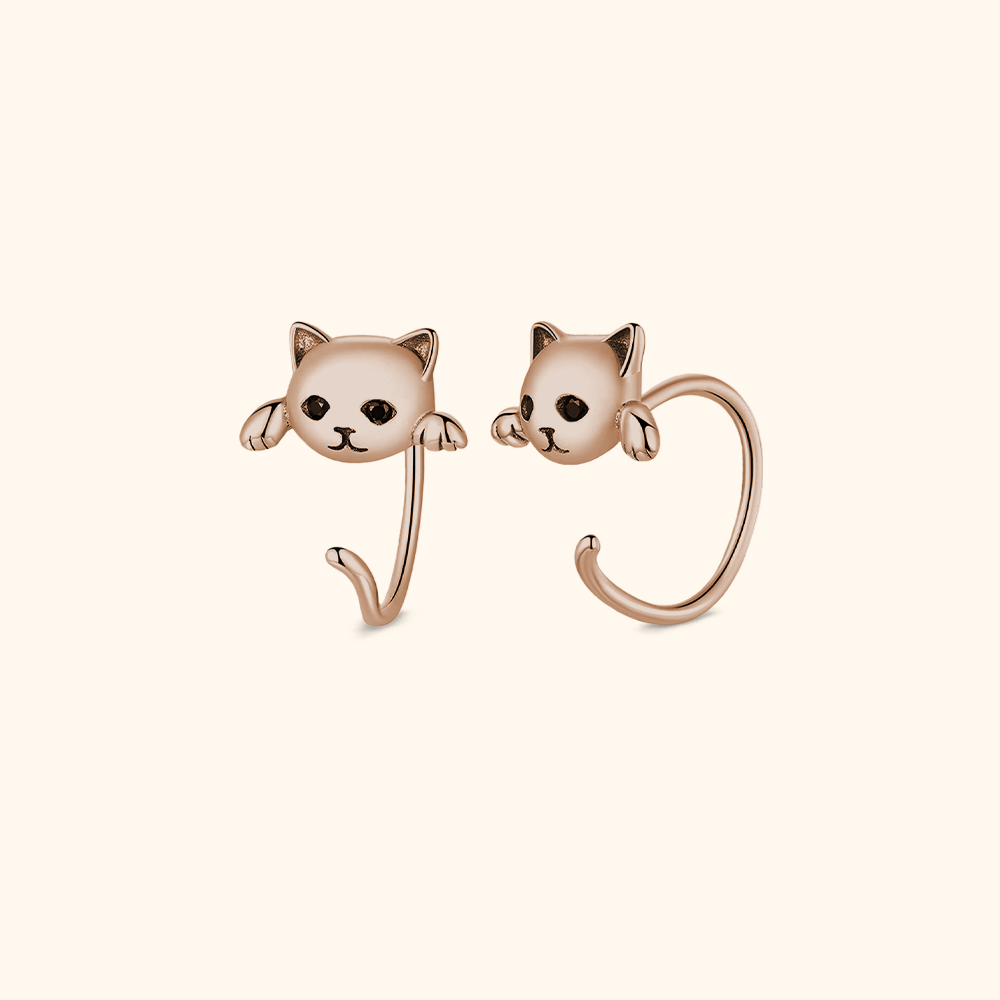 Small Cat Earrings