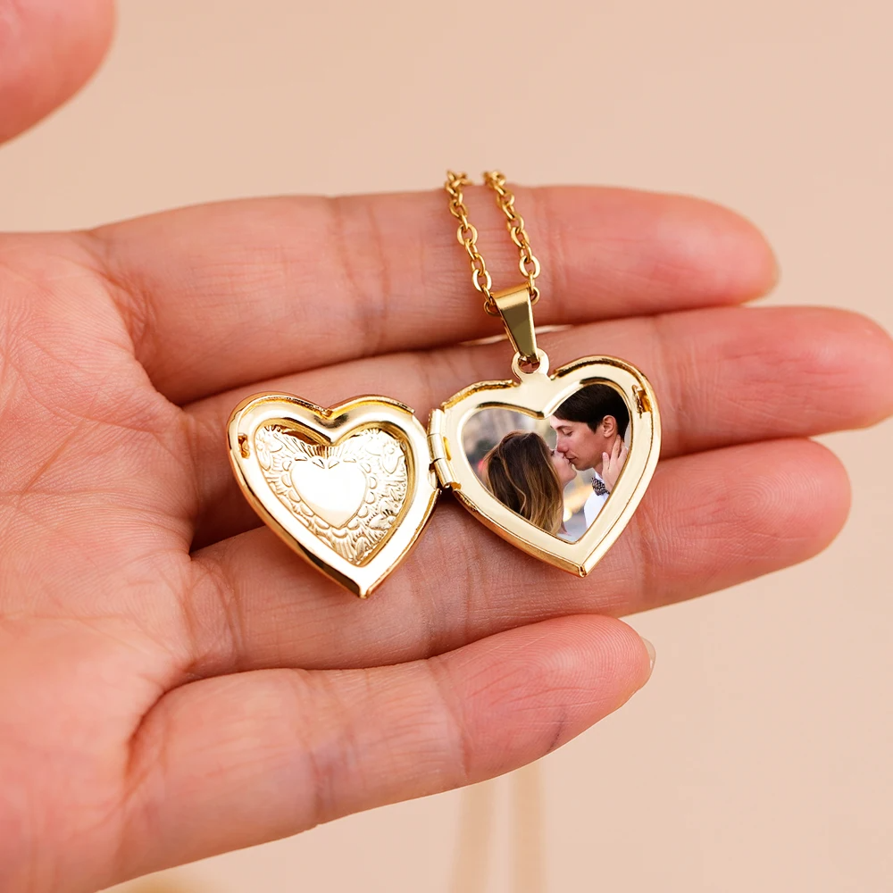 Heart-Shaped Photo Locket