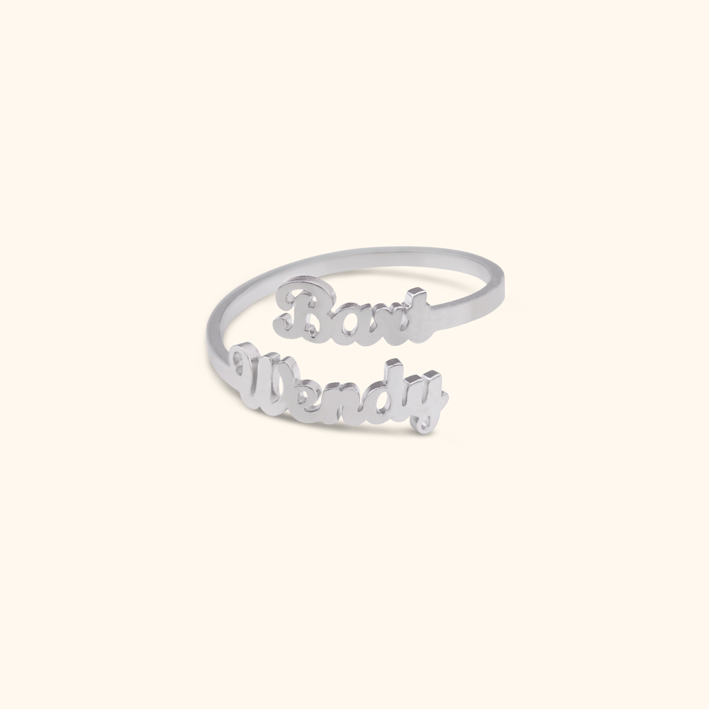 Luxury Ring With Two Names