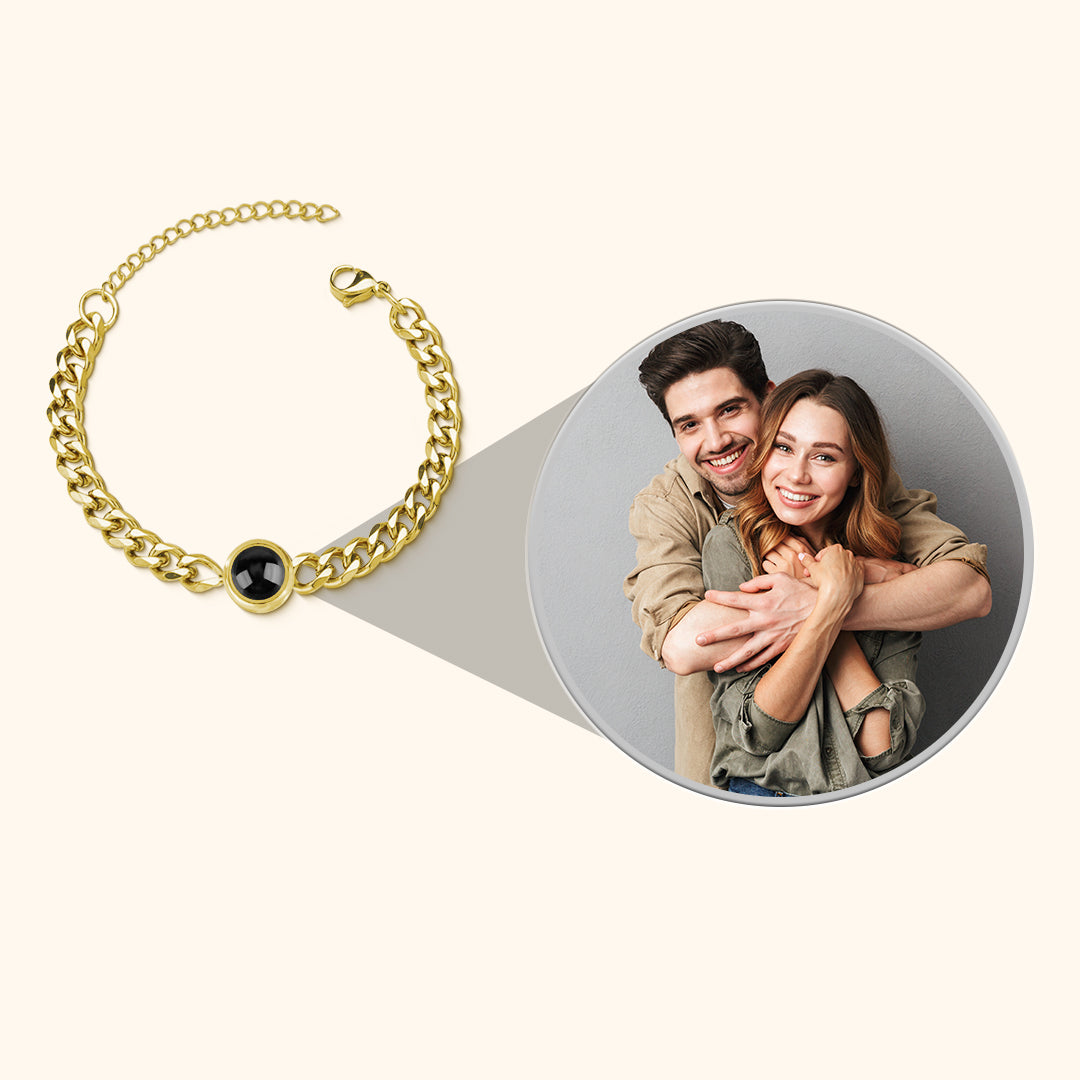 Personalized Cuban Projection Bracelet