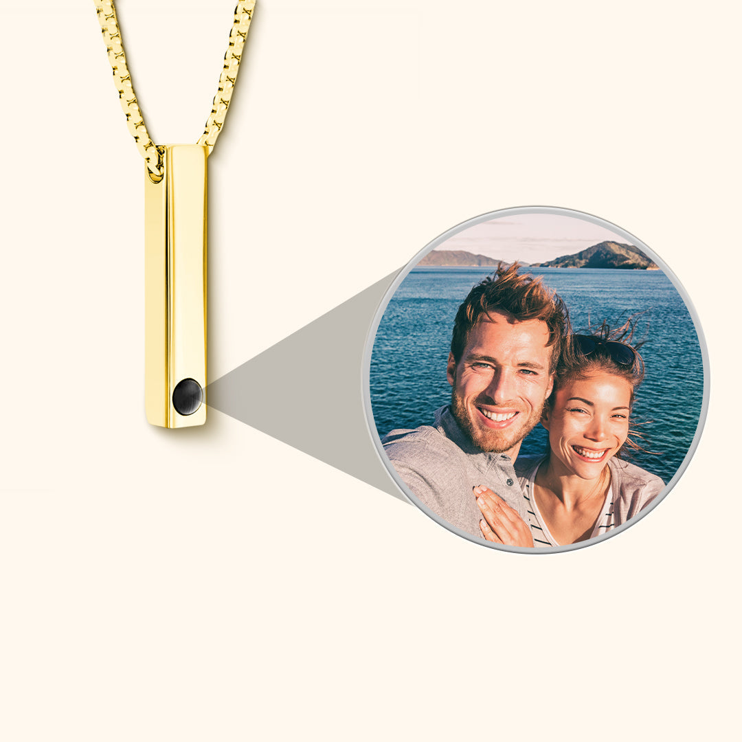 Personalized Projection Rod Necklace