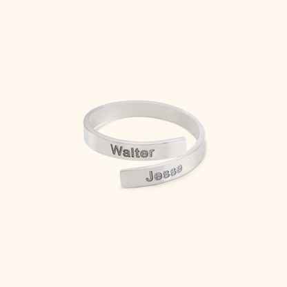 Double Chirographic Name Ring