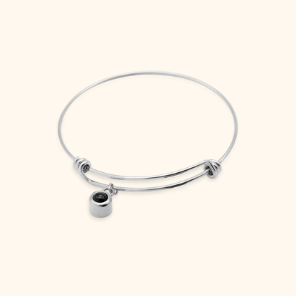 Personalized Name Charm Photo Projection Bracelet