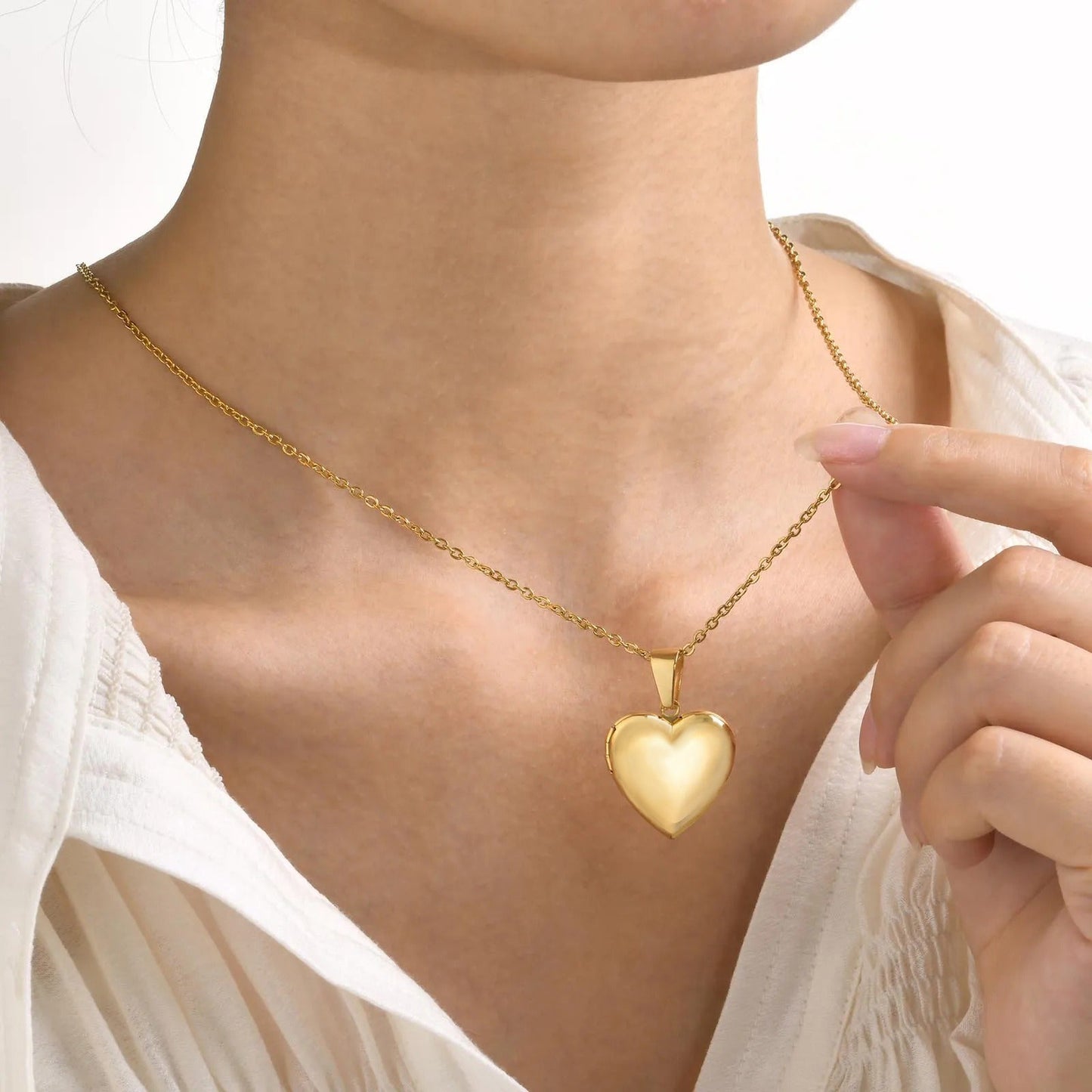 Heart-Shaped Photo Locket