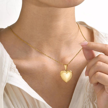 Heart-Shaped Photo Locket