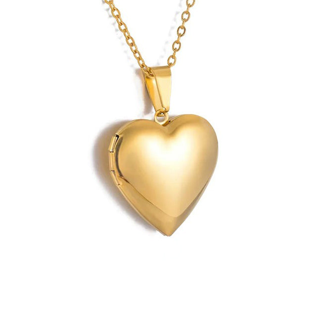 Heart-Shaped Photo Locket