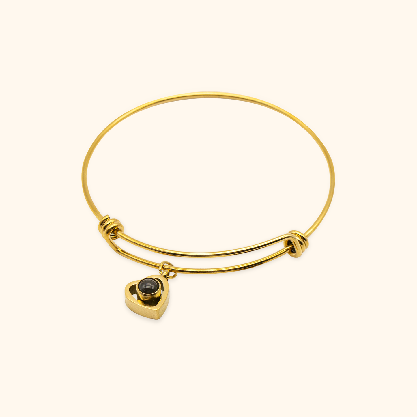 Personalized Name Charm Photo Projection Bracelet