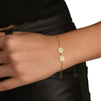 Customizable Paw Print Bracelet