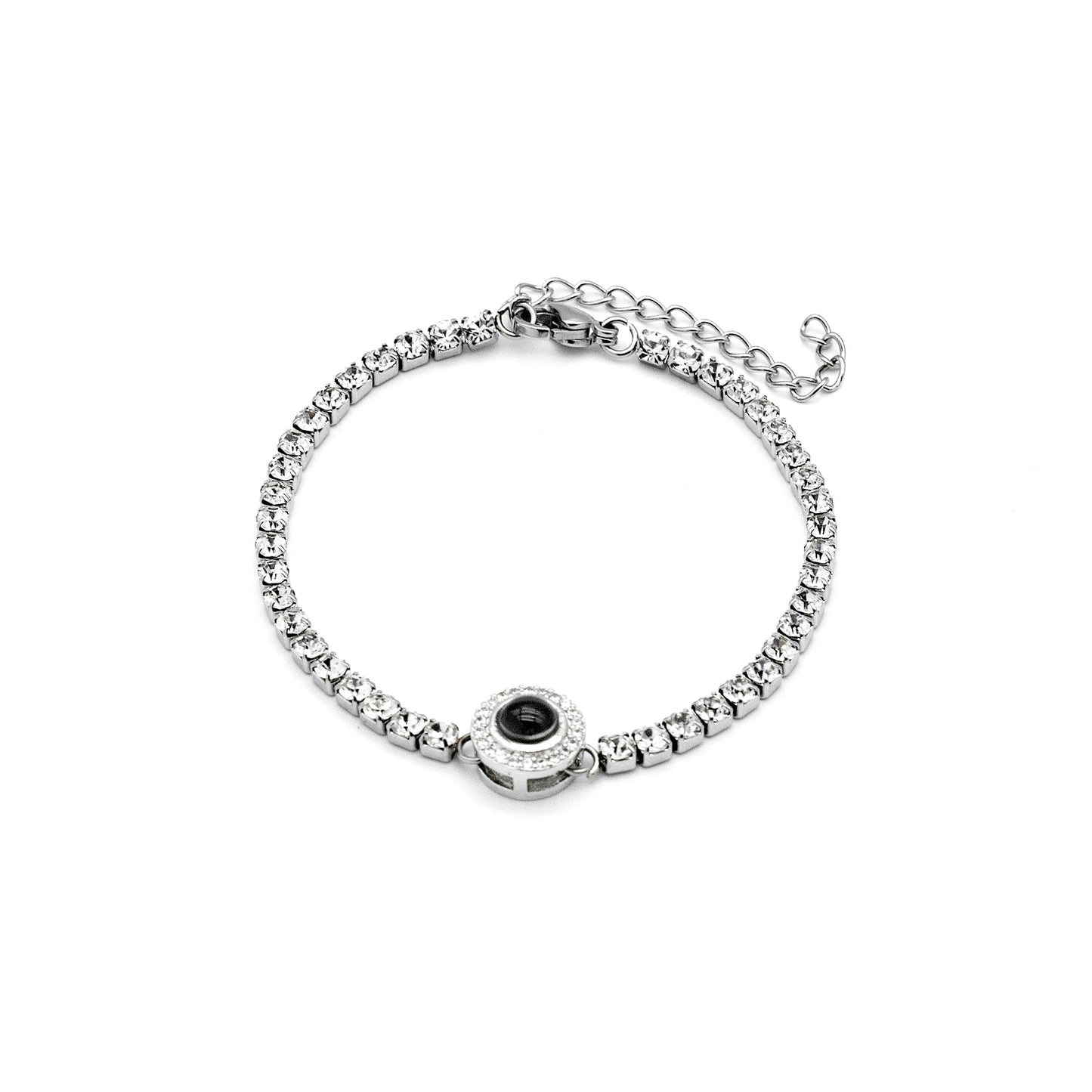 Diamond-like Icy Projection Bracelet